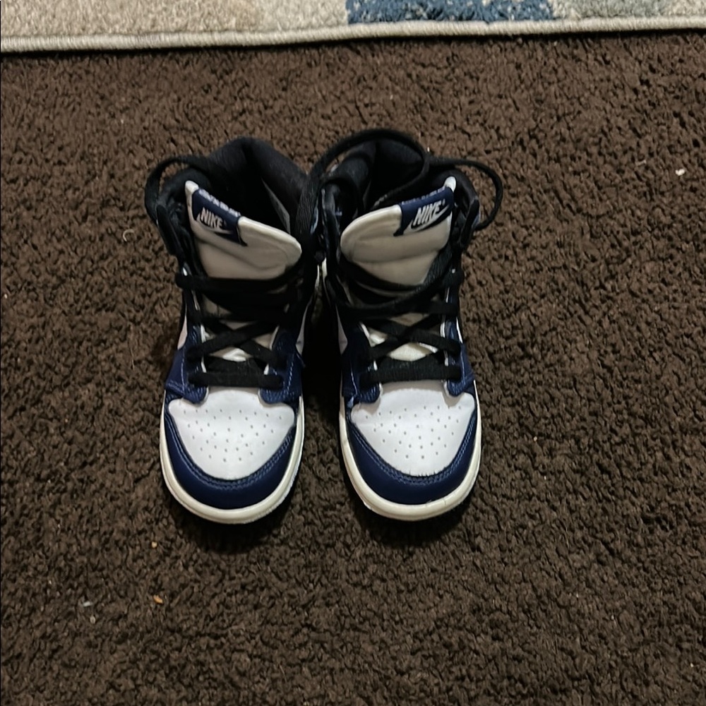 Nike Blue and White Sneakers Classic Design